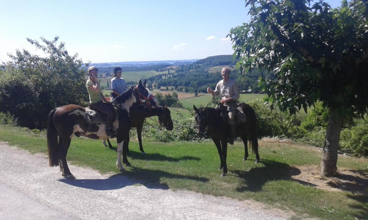 Ferme Equestre Des Abrons Villa Pailloles Eksteriør bilde